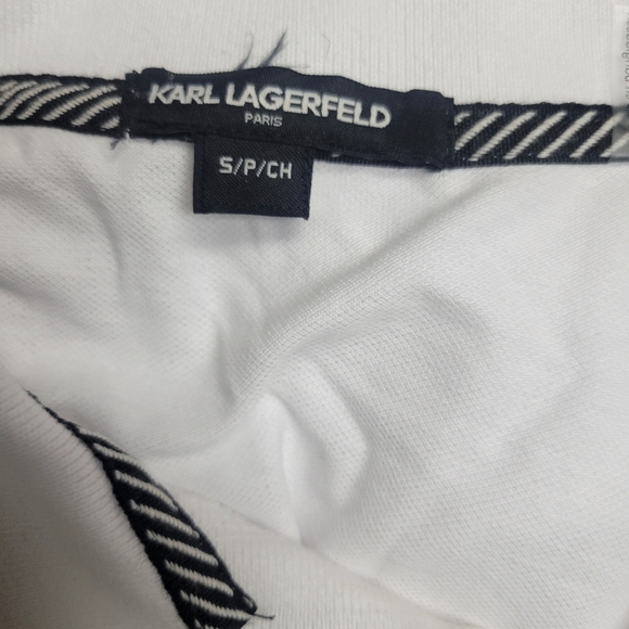 Karl Lagerfeld Paris Men's Johnny Collar Knight Pique Polo Shirt. Small. NWT. - Picture 5 of 7